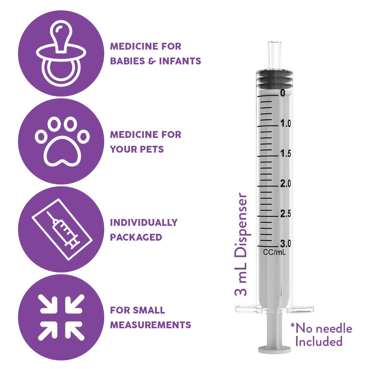Care Touch 3ml needle-free syringe for DIY projects