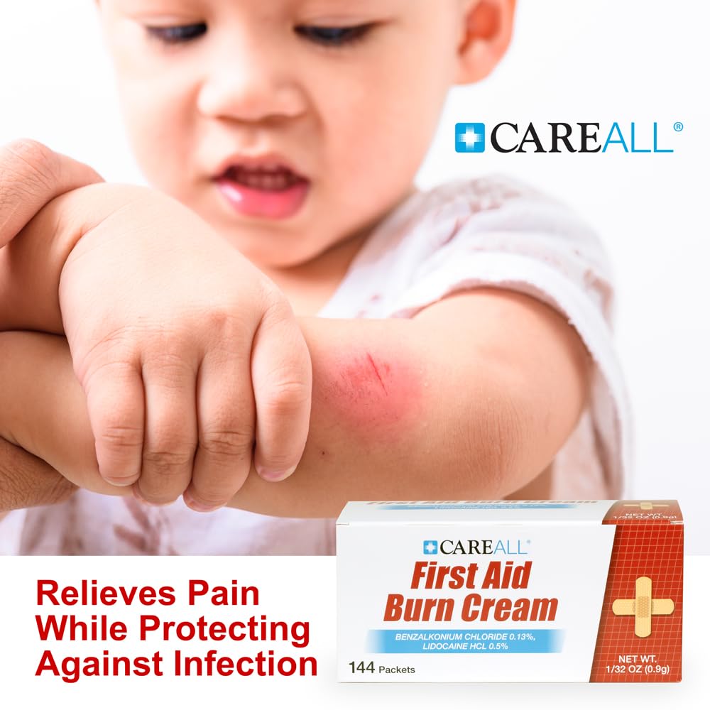CareAll burn cream 0.9g foil packet for minor injuries