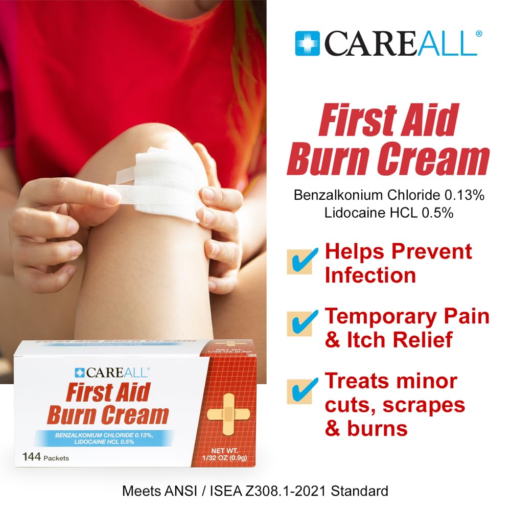 CareAll burn cream packets pack of 144