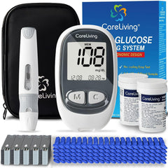CareLiving MM1100 blood glucose monitor kit