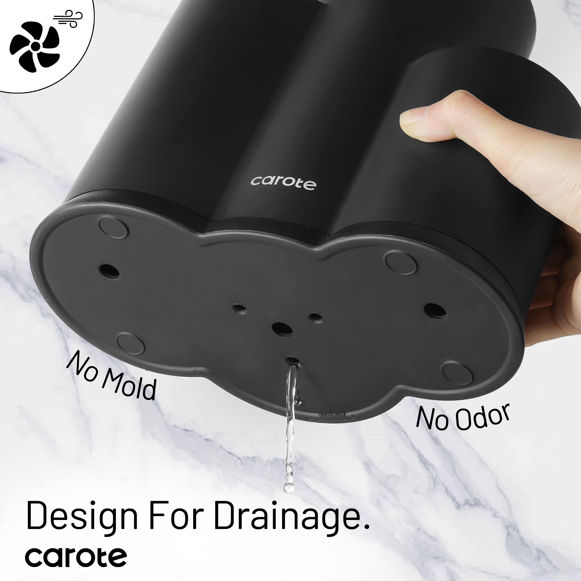 CAROTE black kitchen utensils set image