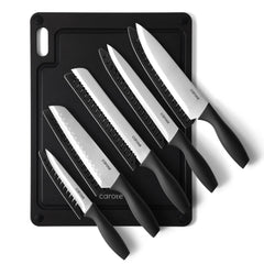 CAROTE knife set 11 pieces with blade guards