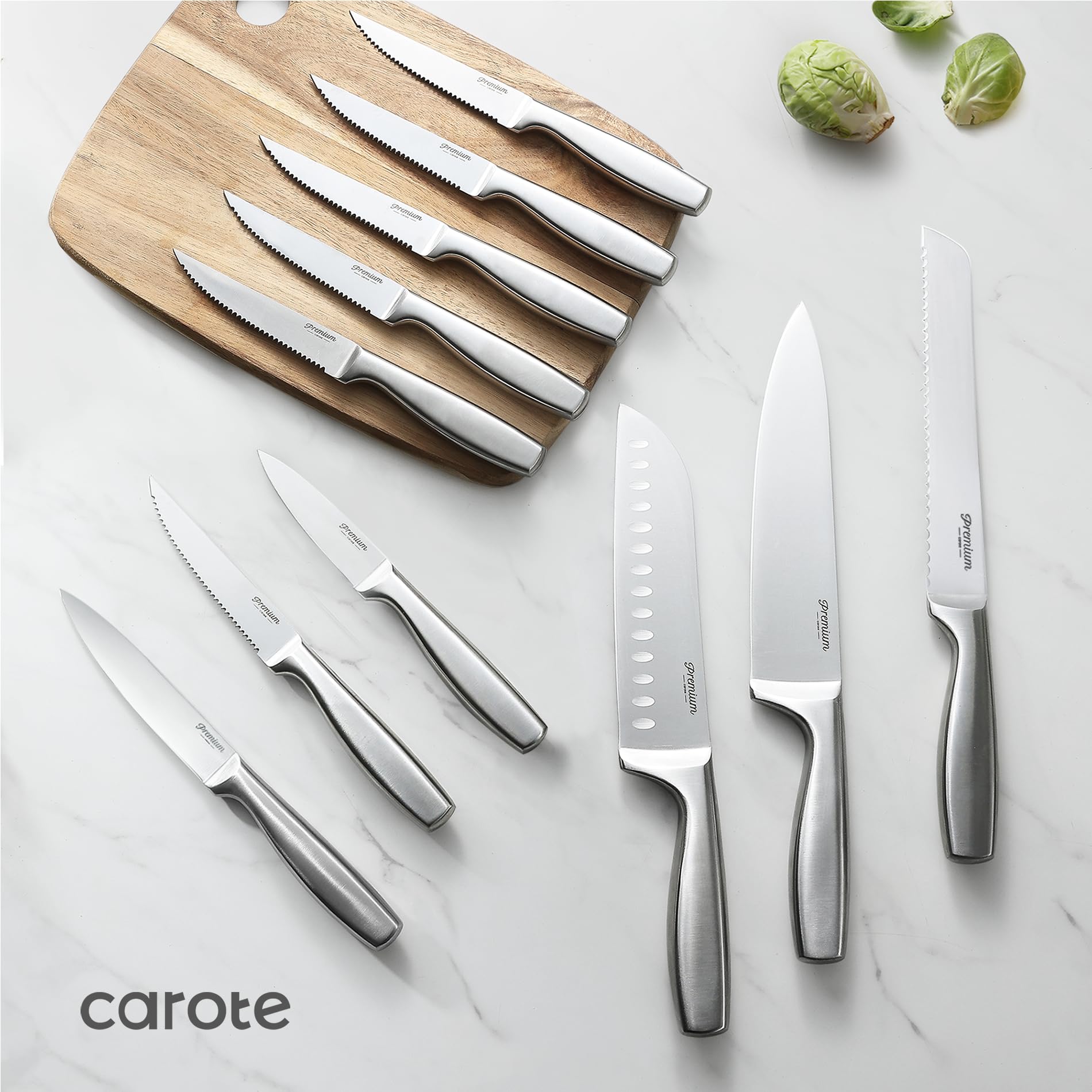CAROTE Santoku knife from 12-piece set
