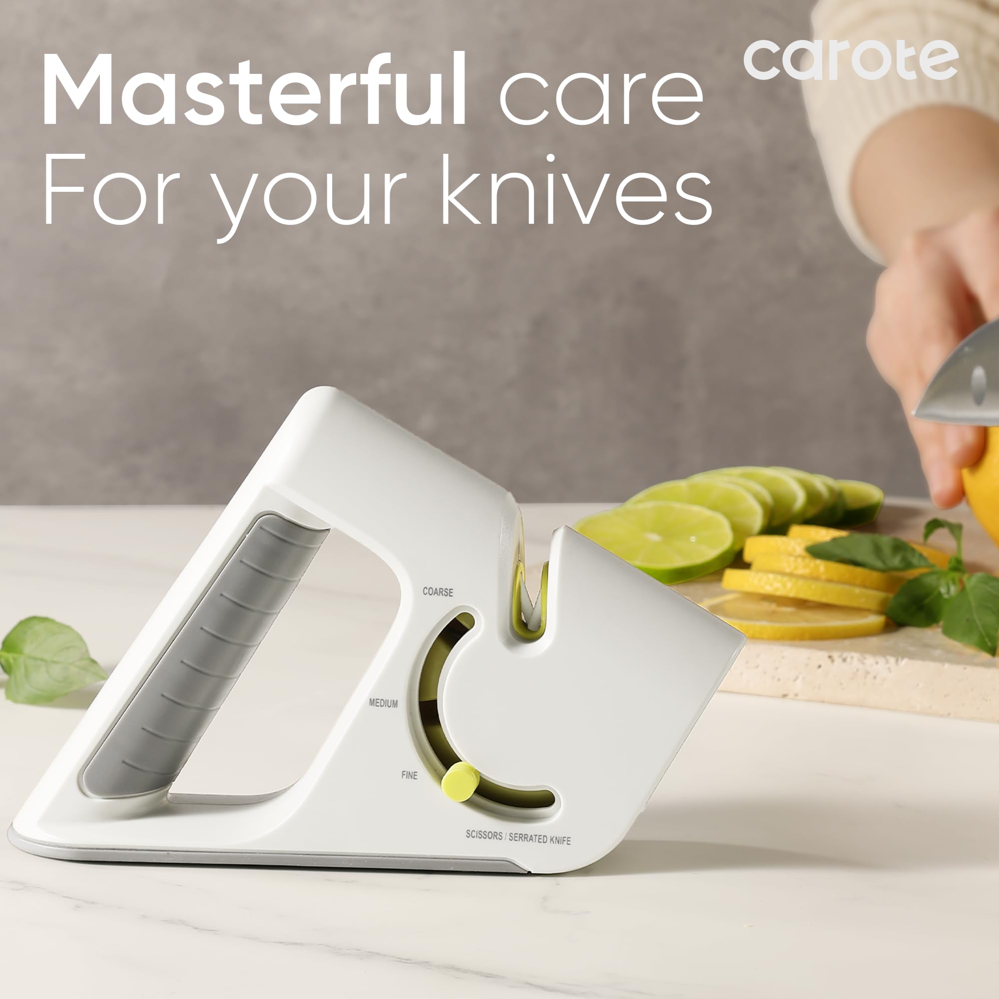 CAROTE 4-in-1 knife sharpener product image