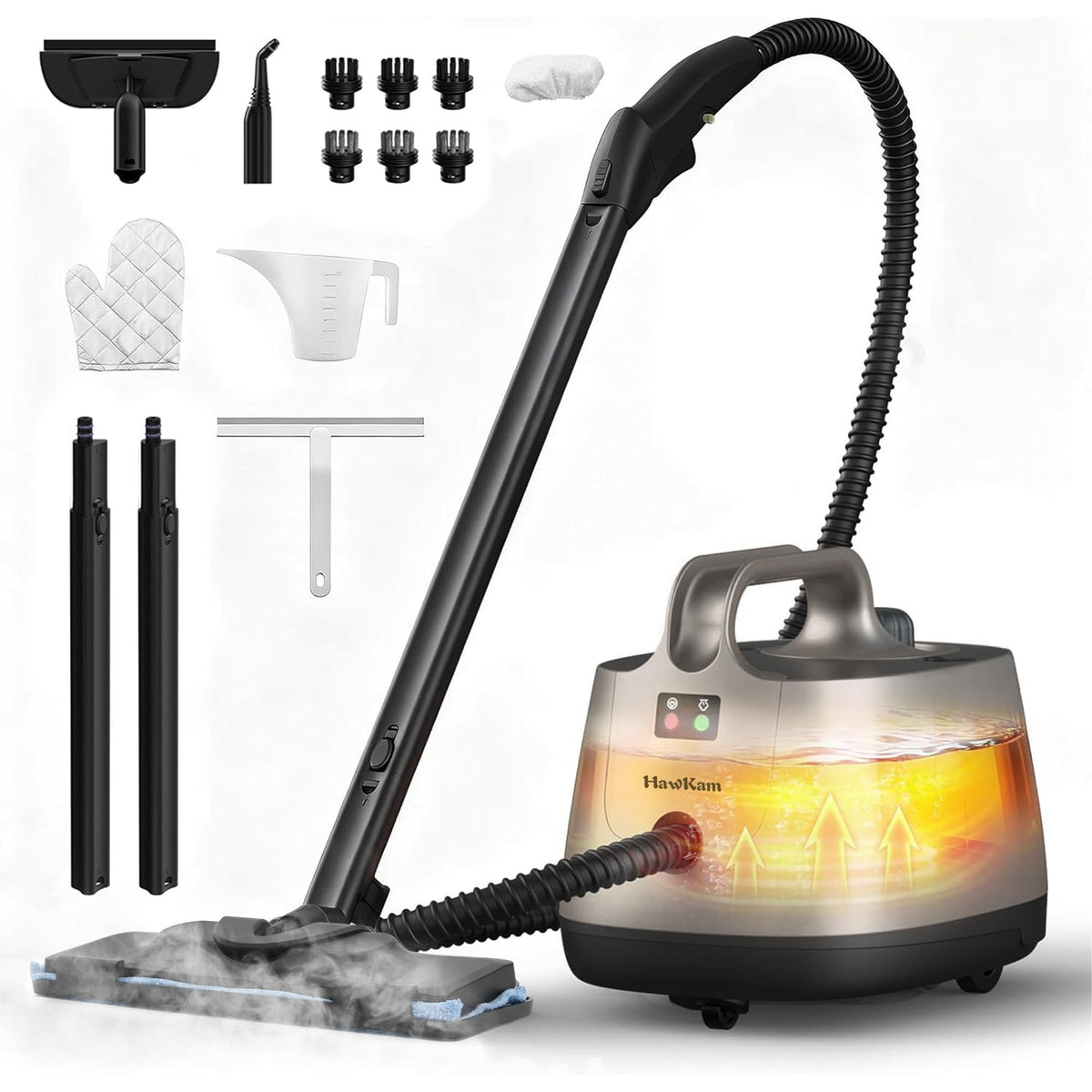 Carpet Steam Cleaner for Home turquoise finish with 50oz capacity