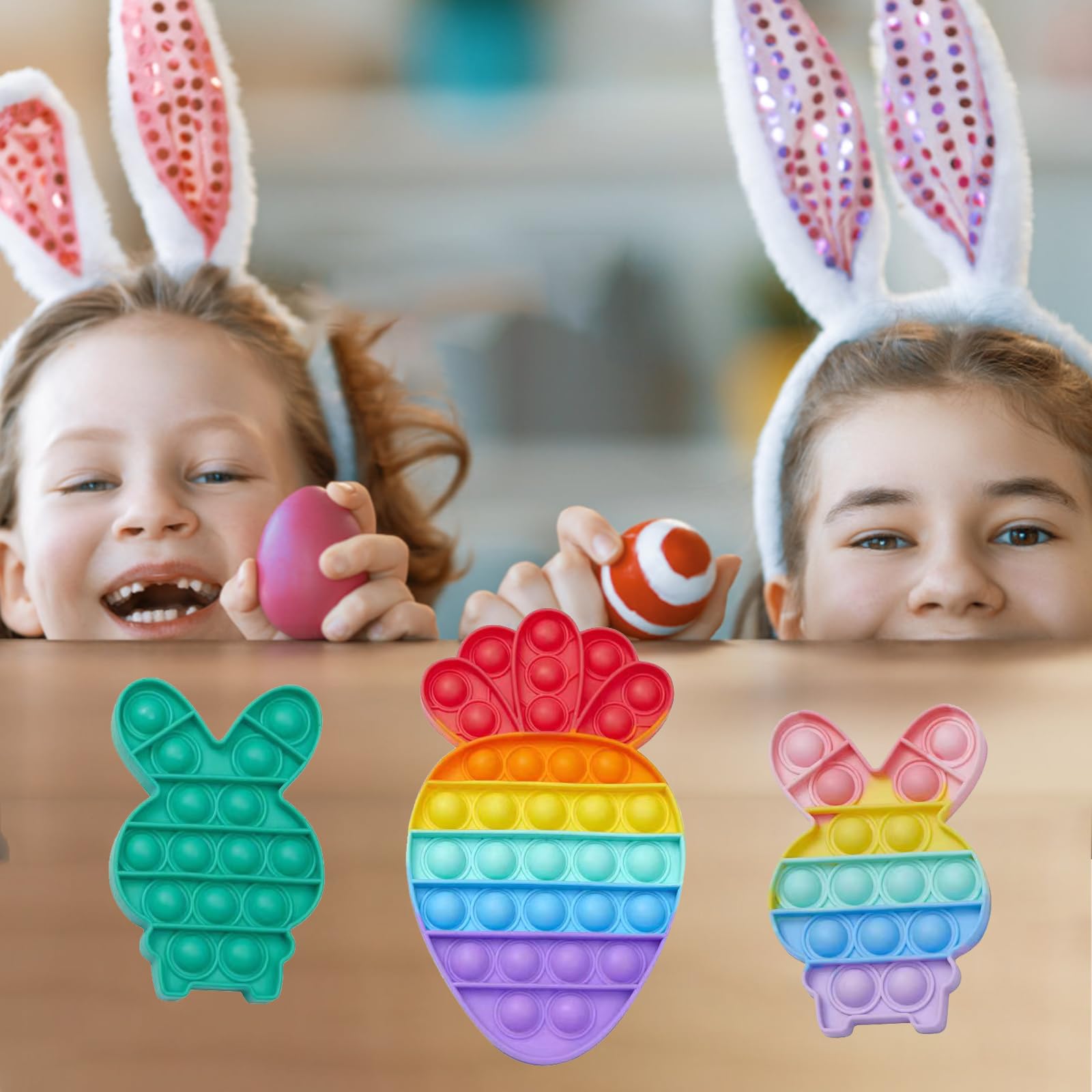 Easter gift pop toys for birthdays and celebrations