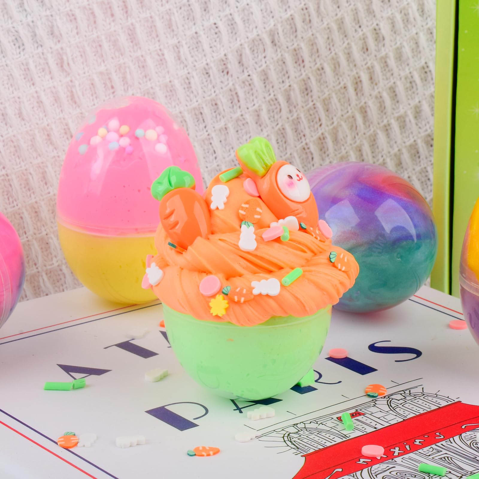Mini Easter eggs slime pack