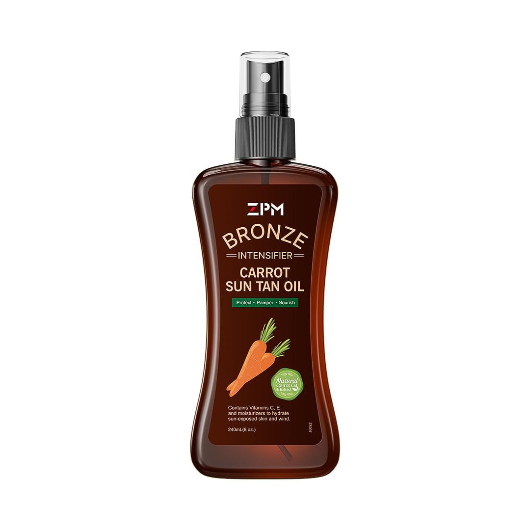 Carrot Sun Tanning Oil Spray 8oz bottle