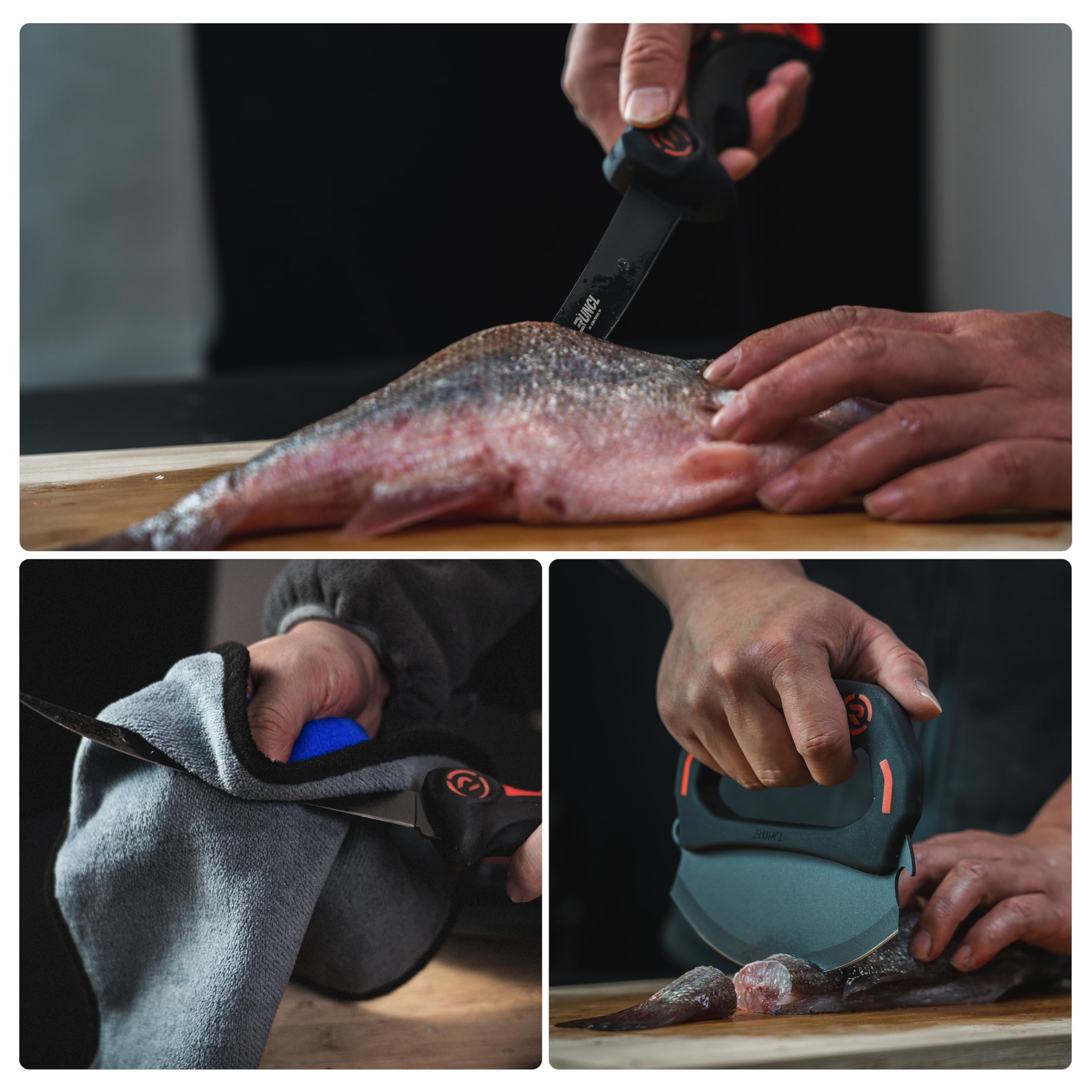 Carry bag for portable Ulu and Fillet Knife Set