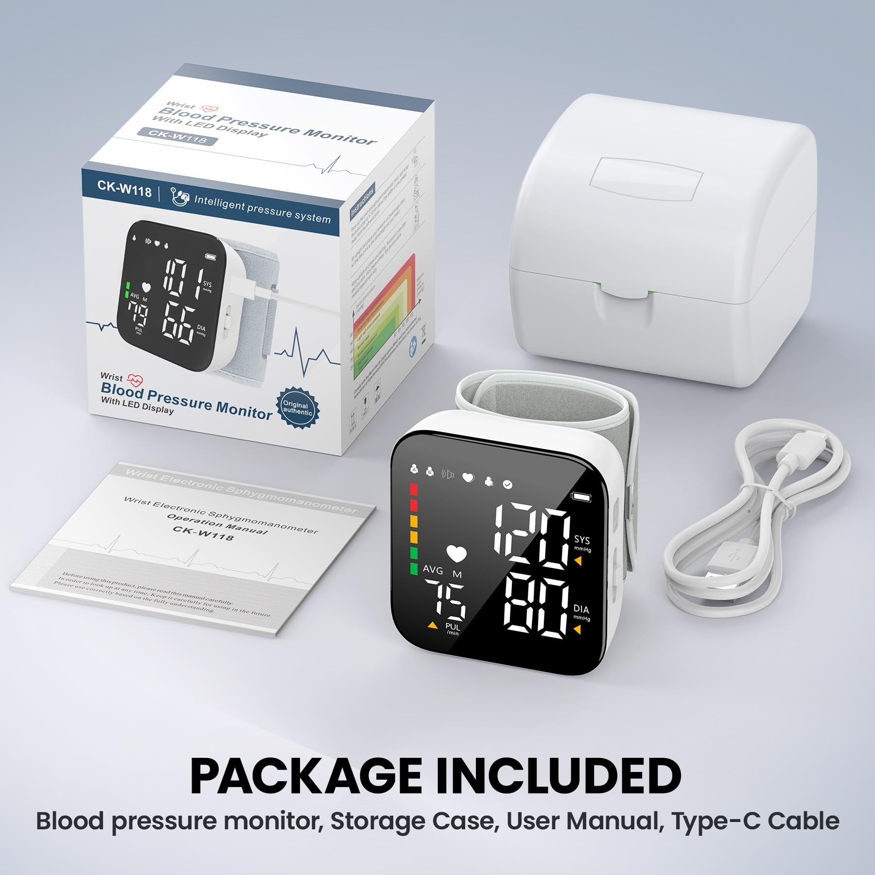 One button start Blood Pressure Monitor