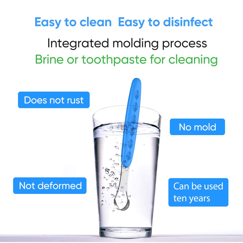5.5 inch by 1.18 inch tongue cleaner size reference