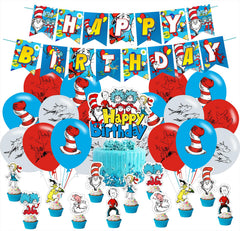 Banner decor from Cartoon For Dr. Seuss Party Supplies