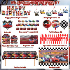 Cartoon Party Supplies for Kids dinnerware and utensils image