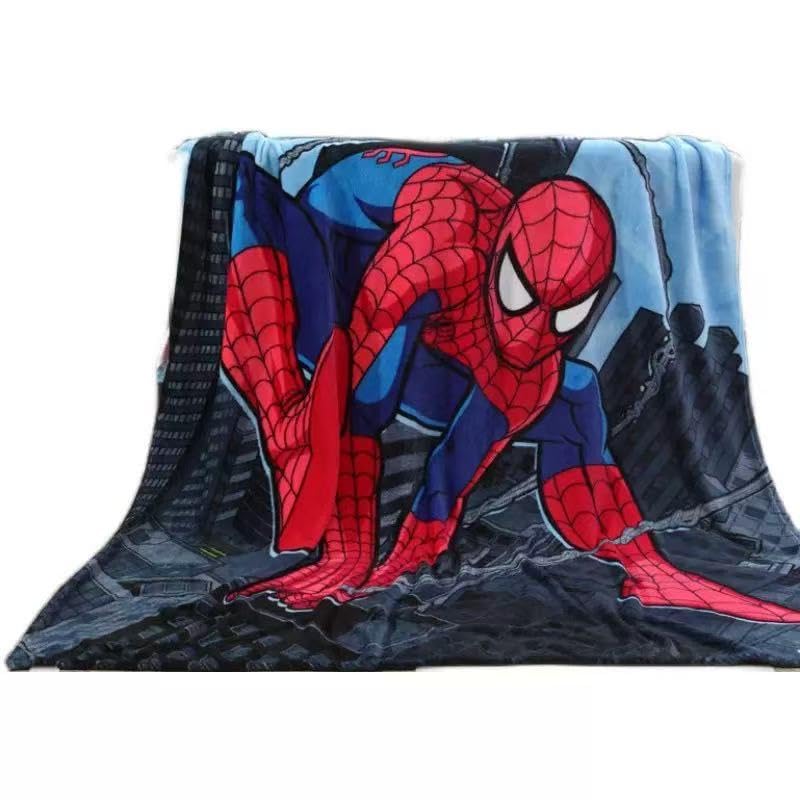 Cartoon Spidey Supey blanket for kids 55 x 40 inches