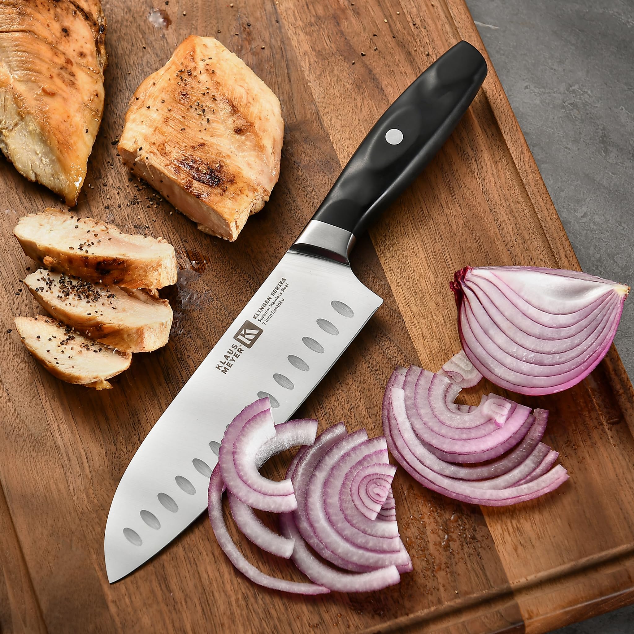 Klaus Meyer 7 inch santoku knife blade