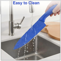 Carving knife from Blue Kitchen Knife Set 6pcs