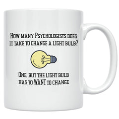 Casitika Psychology Gifts psychologist coffee mug front view