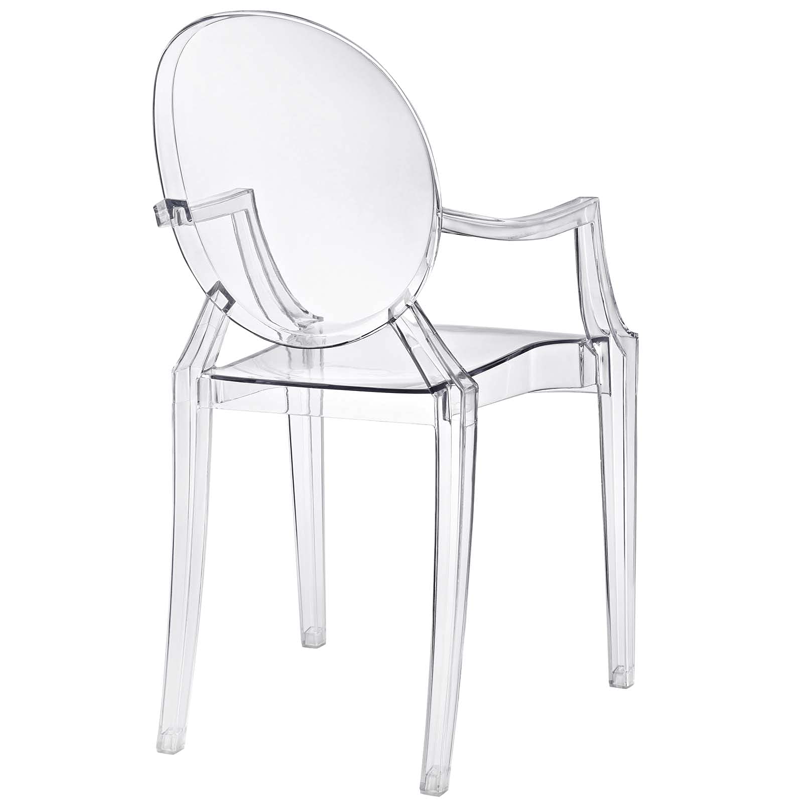 Casper stackable seating with non-marking feet