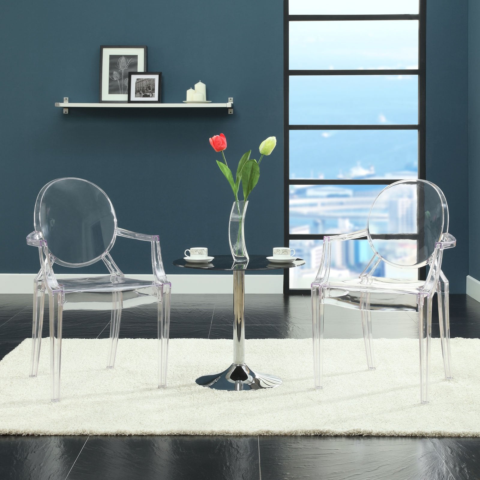 Casper indoor outdoor compatible seating with wipe-clean surface