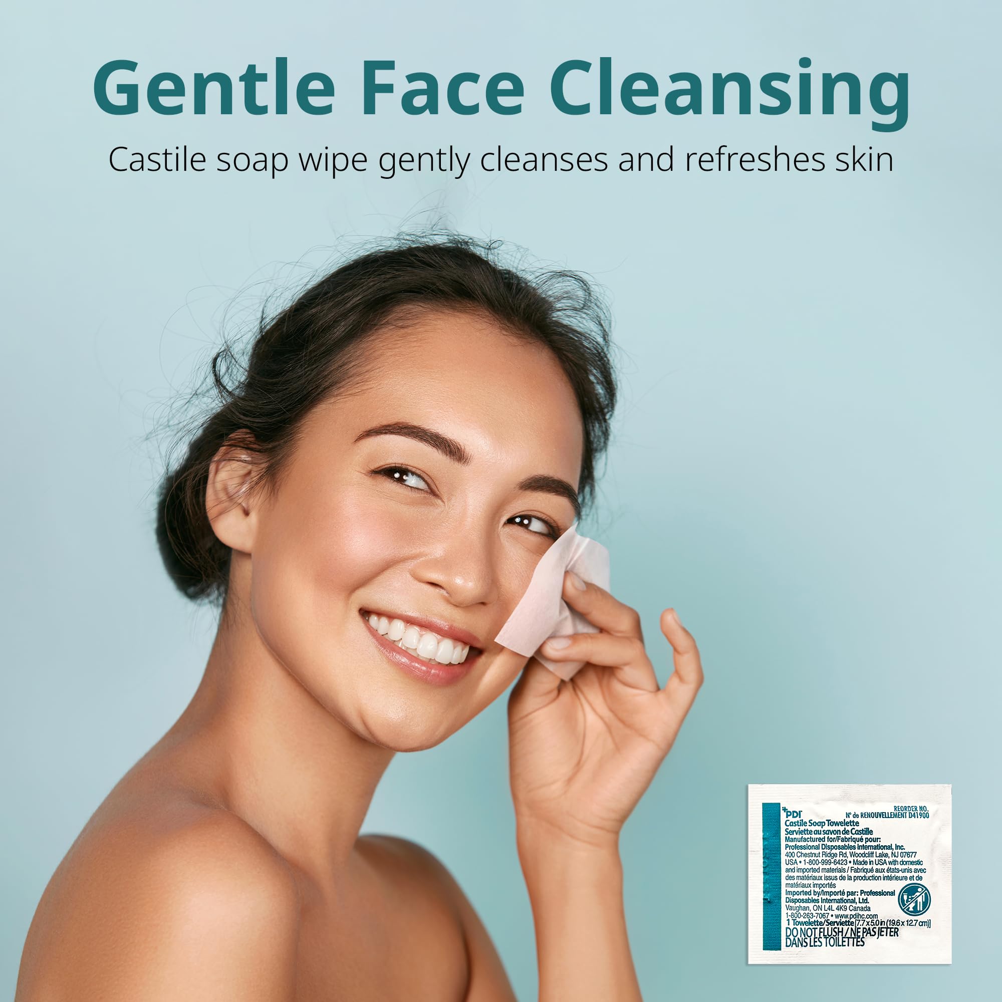 Ready to use towelettes for professional and home use