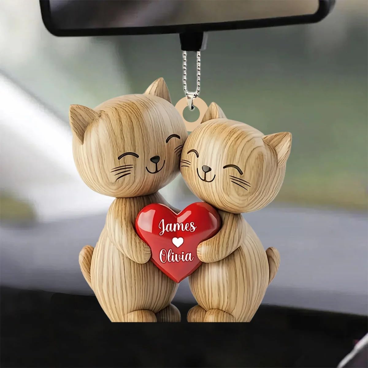 Gift ready packaging for Cute Cat Couple ornament