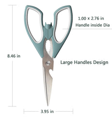 Soft silicone padding on inner handle for comfort