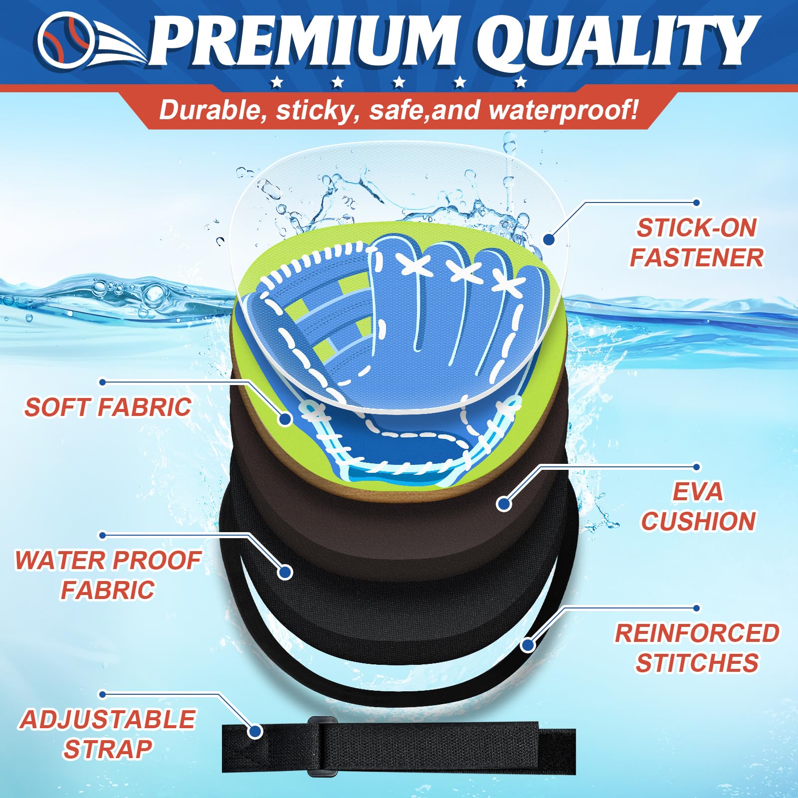 Durable soft paddles and soft balls in catch ball game set