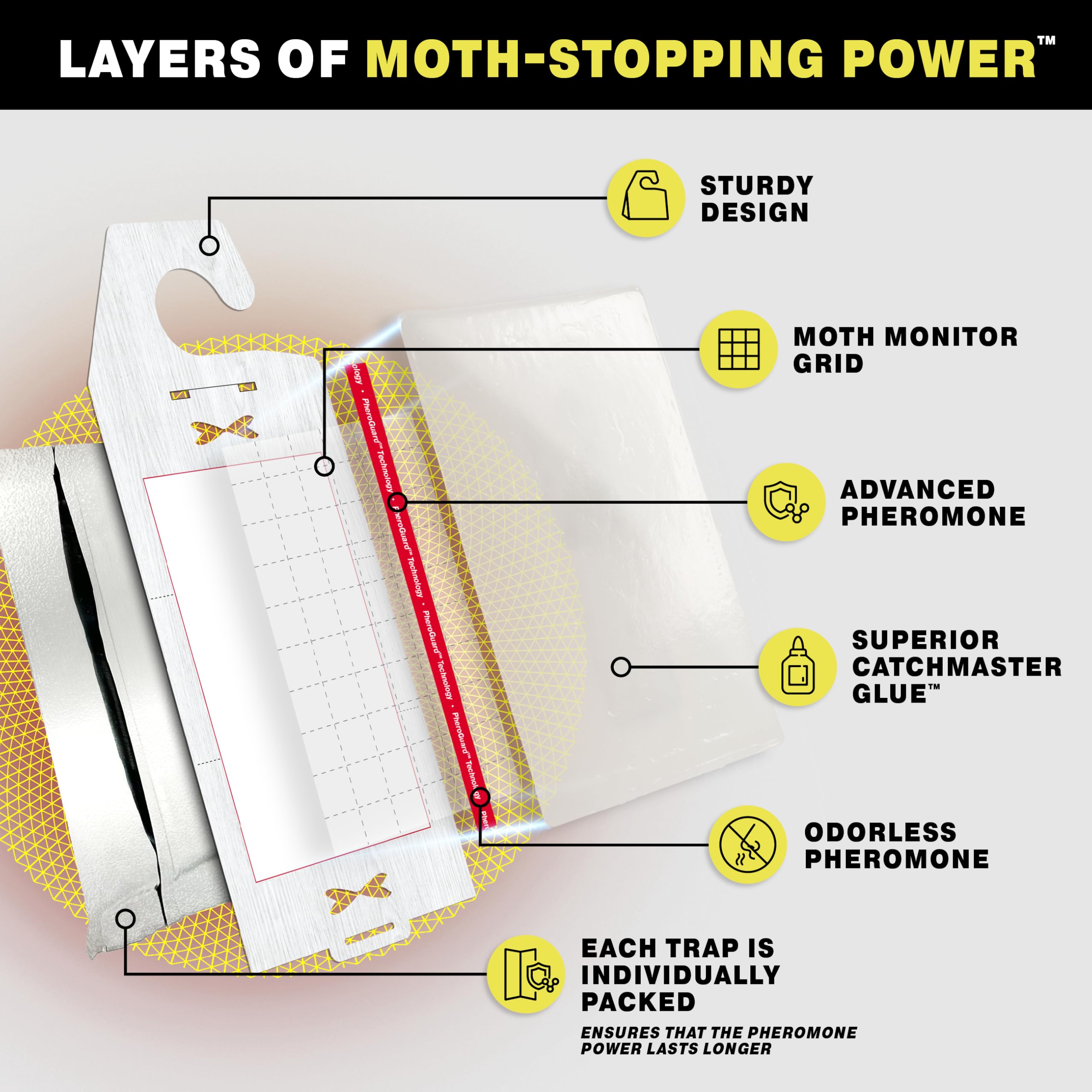 Casemaking moth targets Catchmaster traps