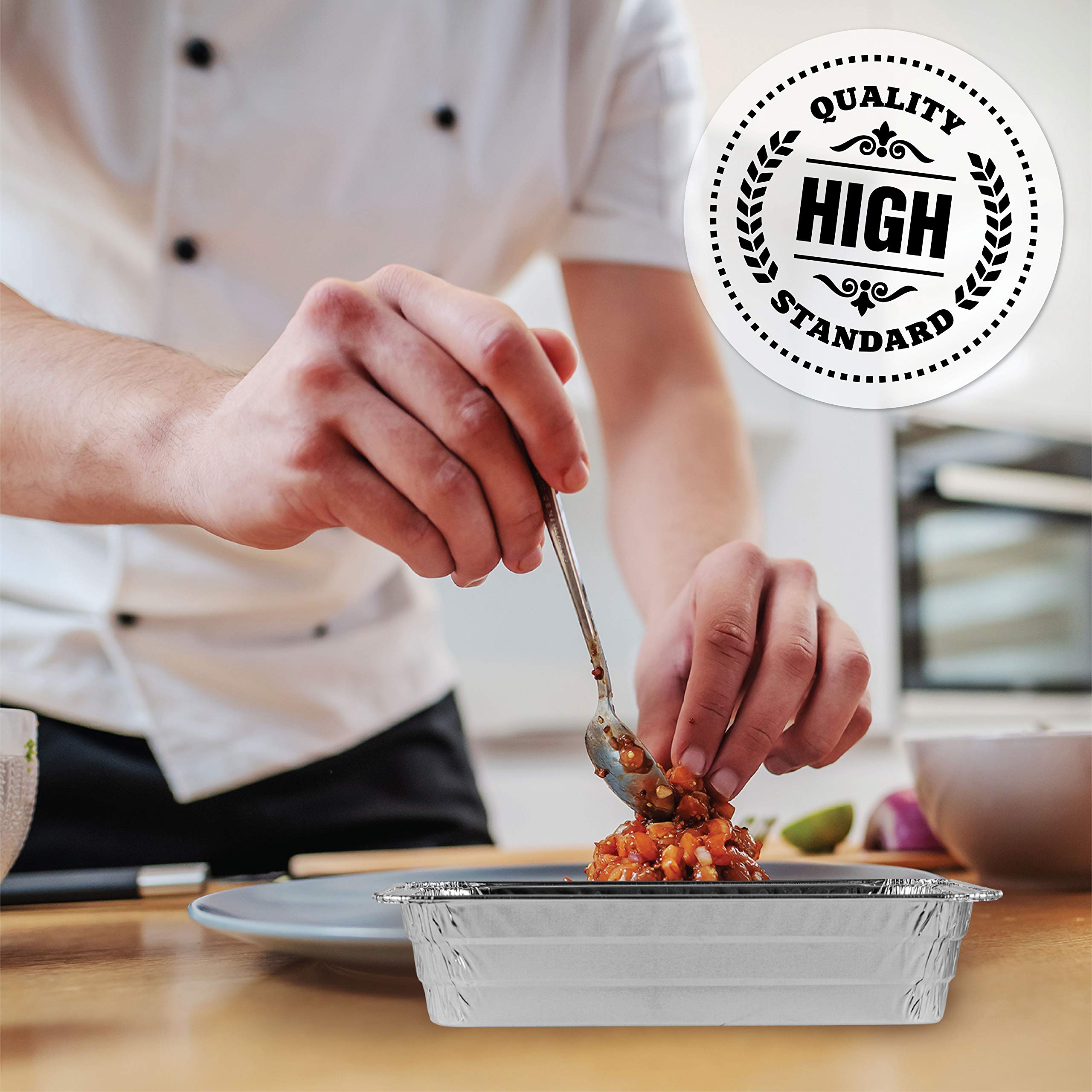 Party and catering use oblong aluminum foil pan