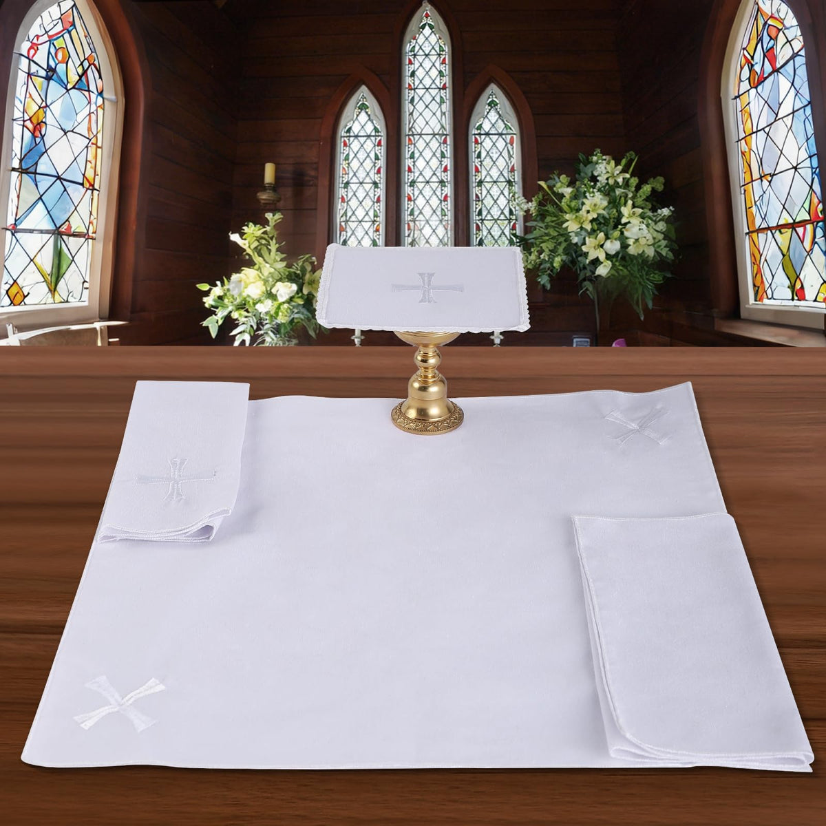 Catholic altar kit four piece set image
