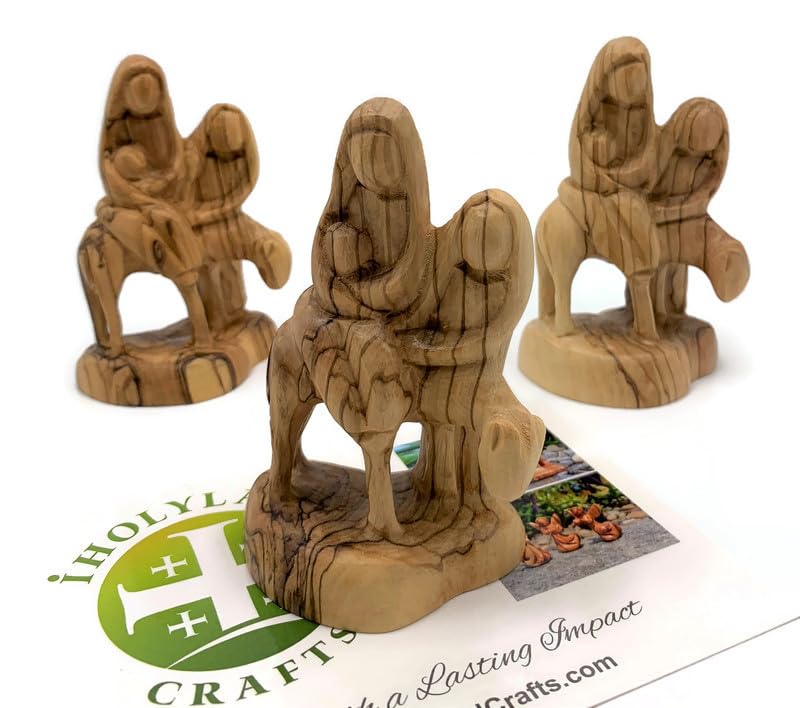 Olive wood statue gift for new home or Christmas