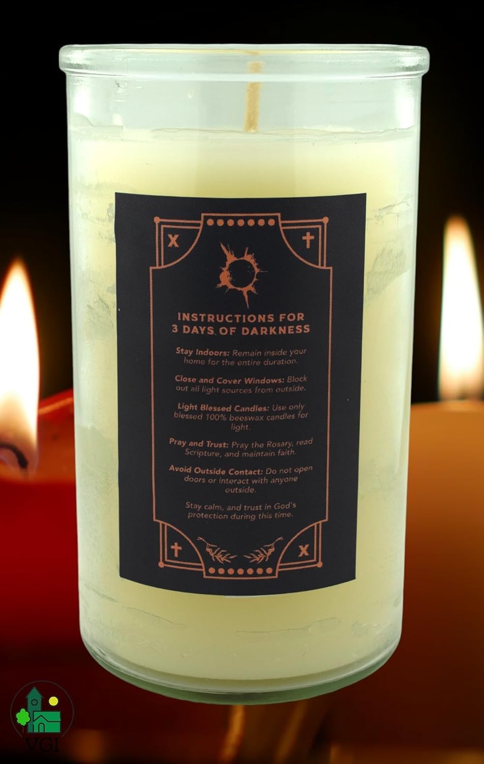 Catholic spirituality candle Village Gift Importers