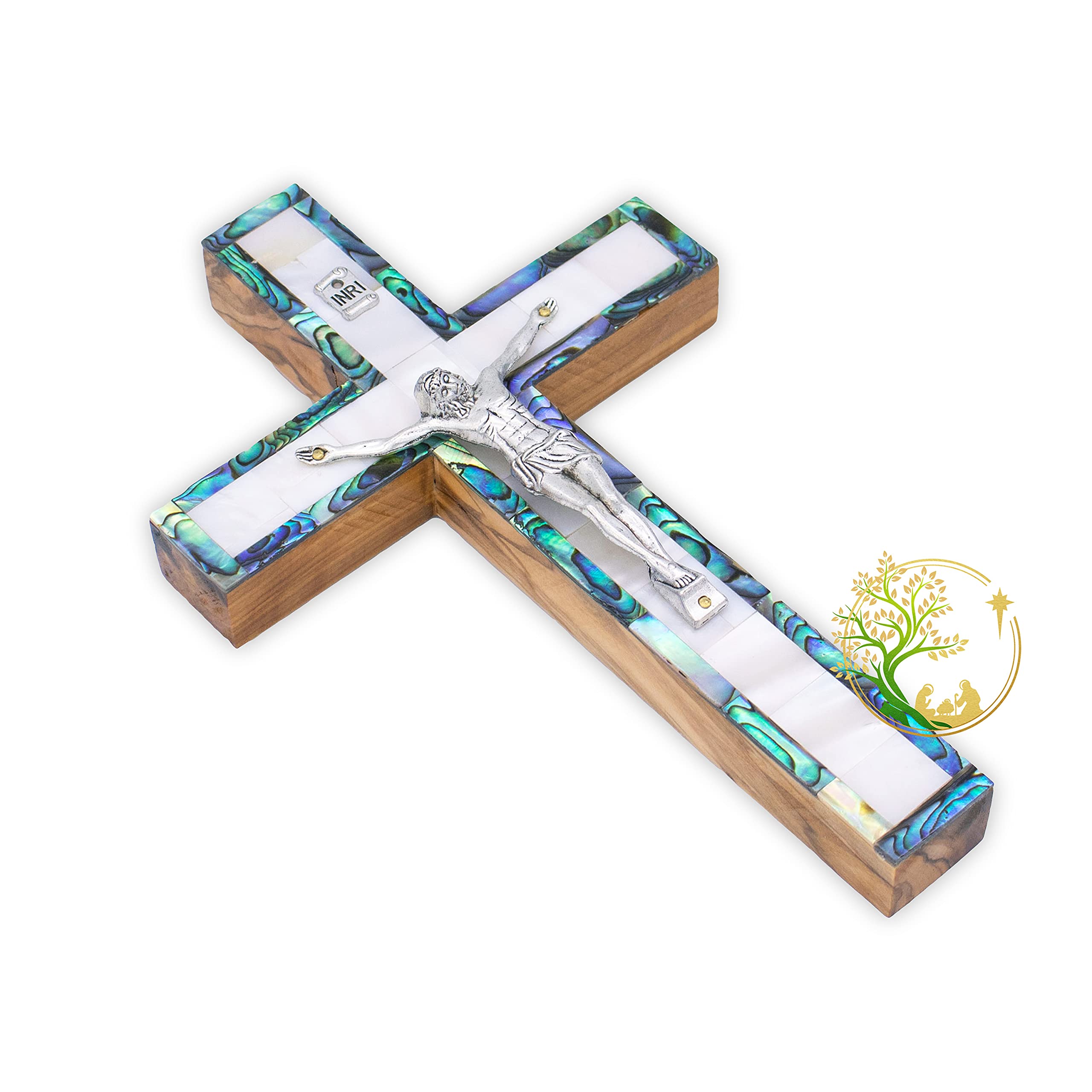 Catholic wooden cross from the Holy Land