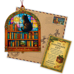 Ornament includes a story card for gifting