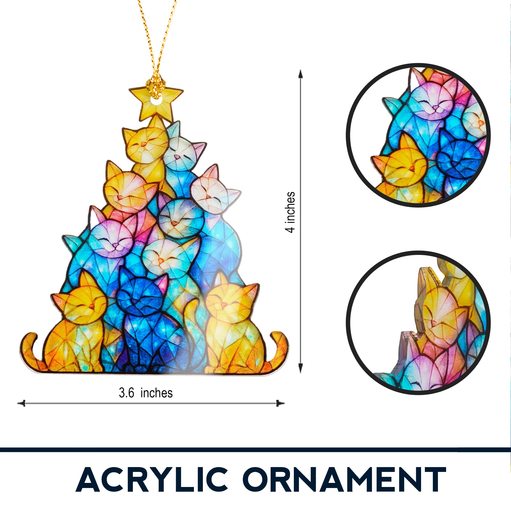 Wooden Christmas ornament with carved details and stained tones