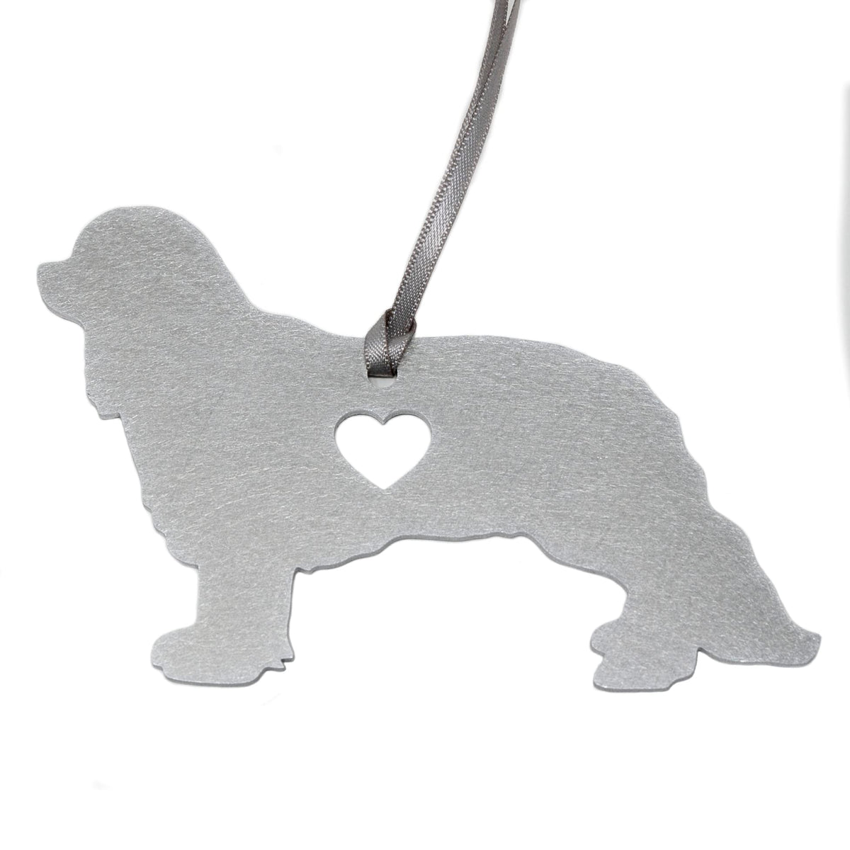 Cavalier King Charles Spaniel Gifts metal Christmas tree ornament 4 x 2.6 inches