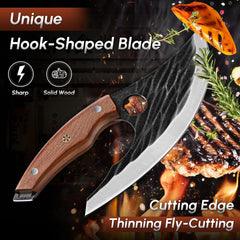 Caveman Ultimo Knife hand forged design