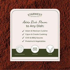 Cayenne Pepper Powder 35k HU Starwest Botanicals 1 lb bulk