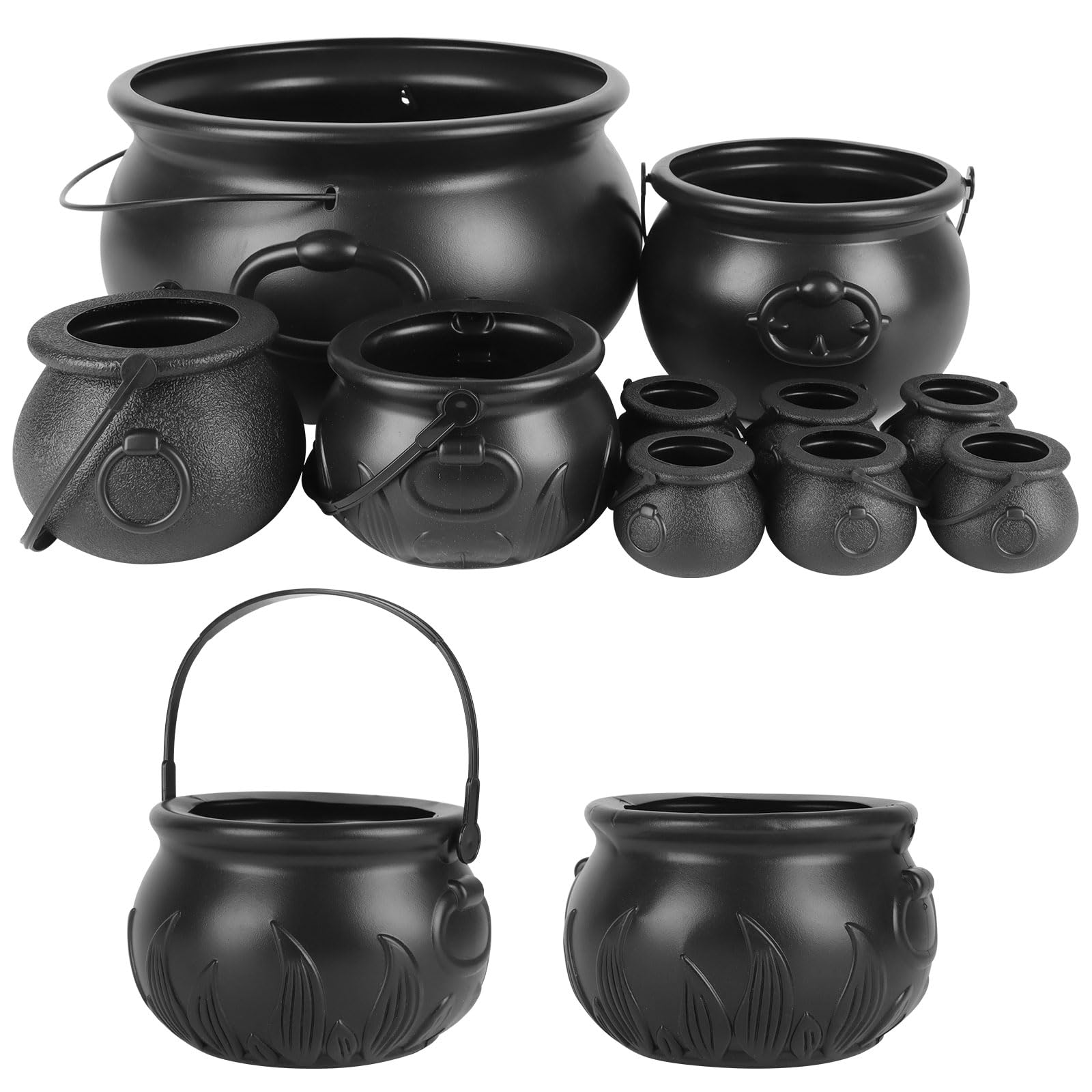 Lightweight cauldron with handles for kids to carry