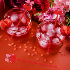 Safe durable acrylic cocktail stirrers reusable