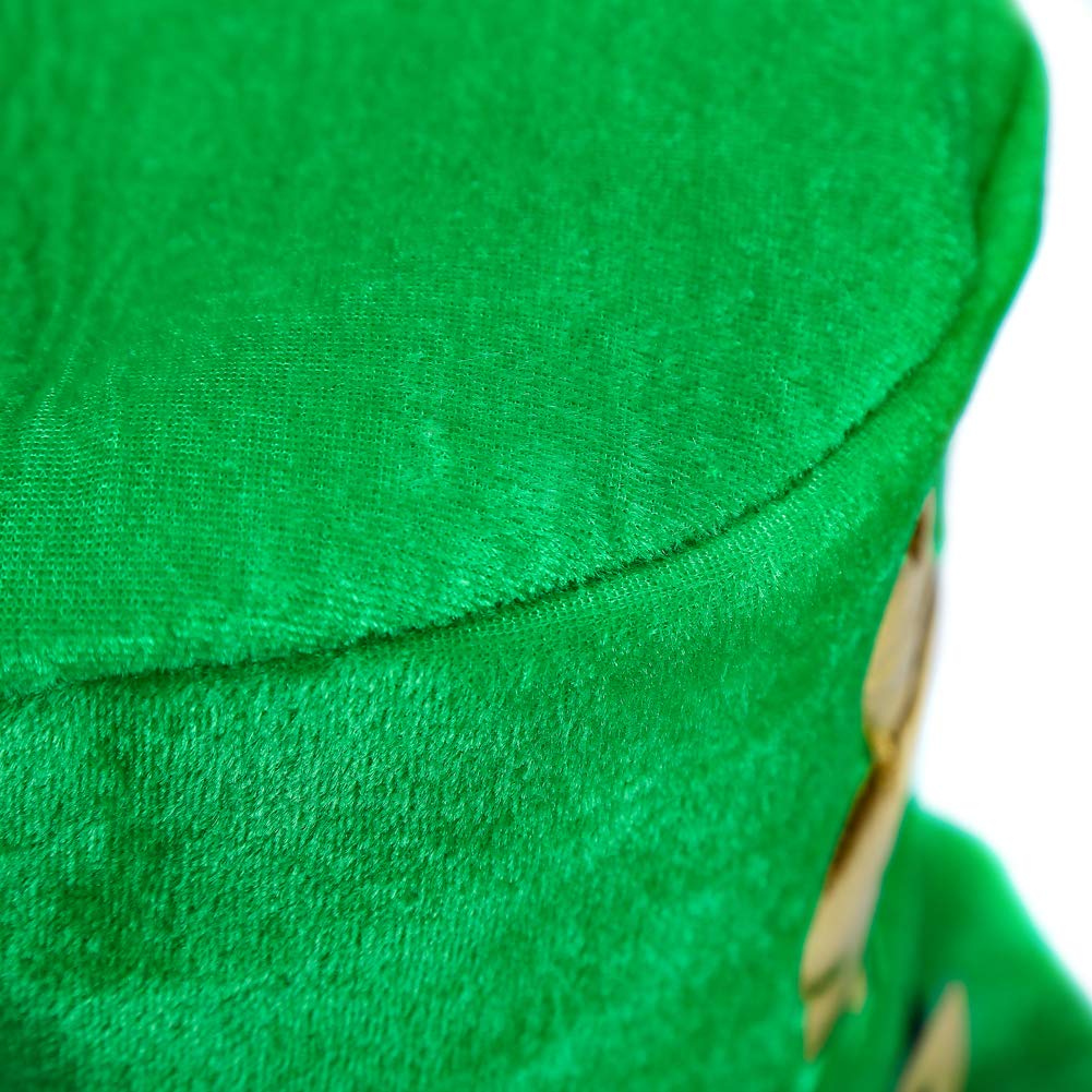 Green shamrock hat for parades and photos