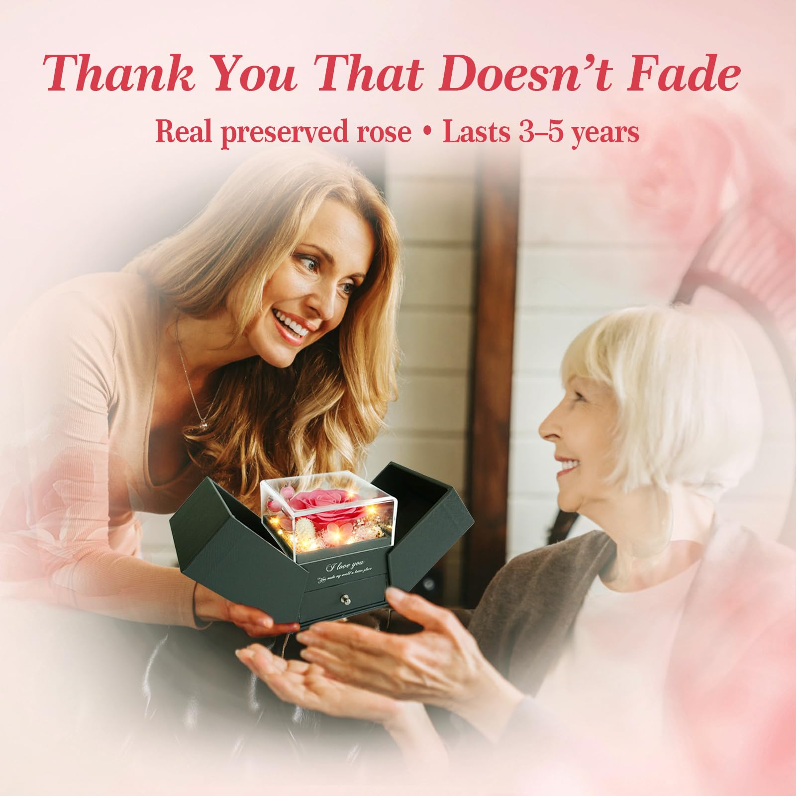 greeting card included in ready-to-gift packaging