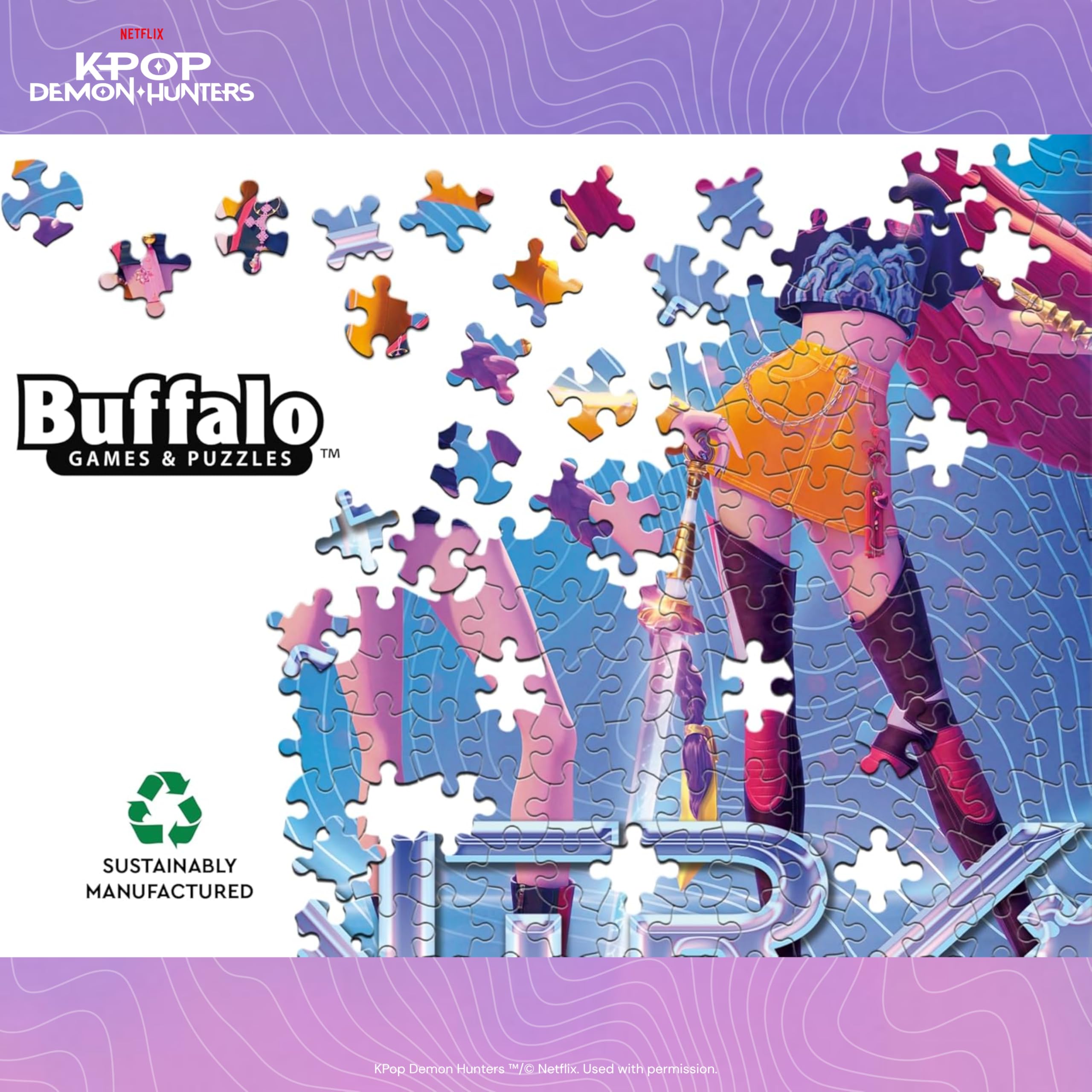 Eco-conscious Ceaco puzzle board made in the USA