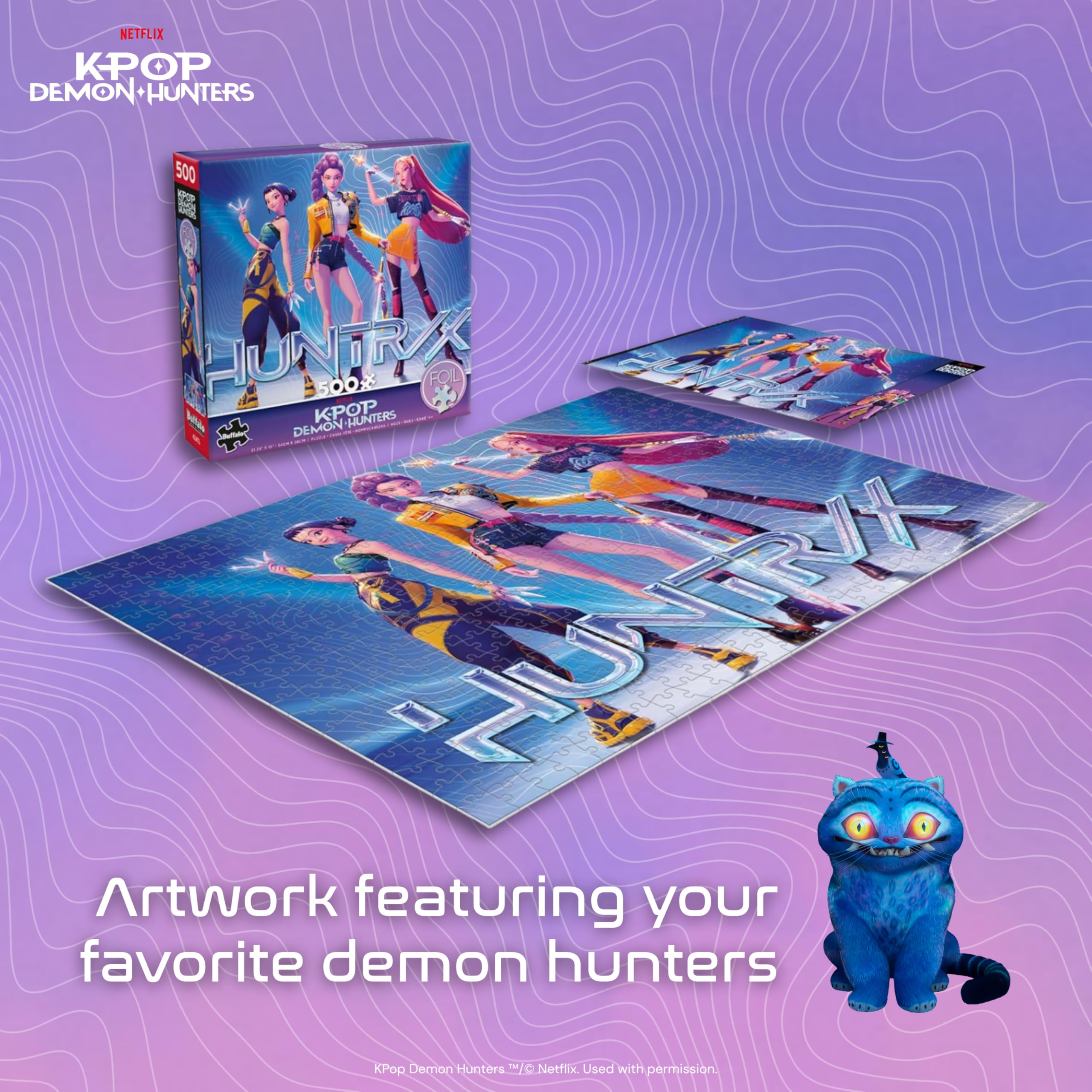 Zoey Rumi Mira characters on Kpop Demon Hunters puzzle