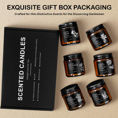 Cedar scented candle from the 6 pack for masculine spaces