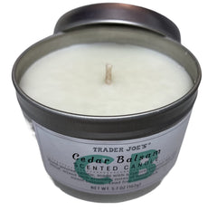 Pack of 2 Trader Joe's Cedar Balsam candles