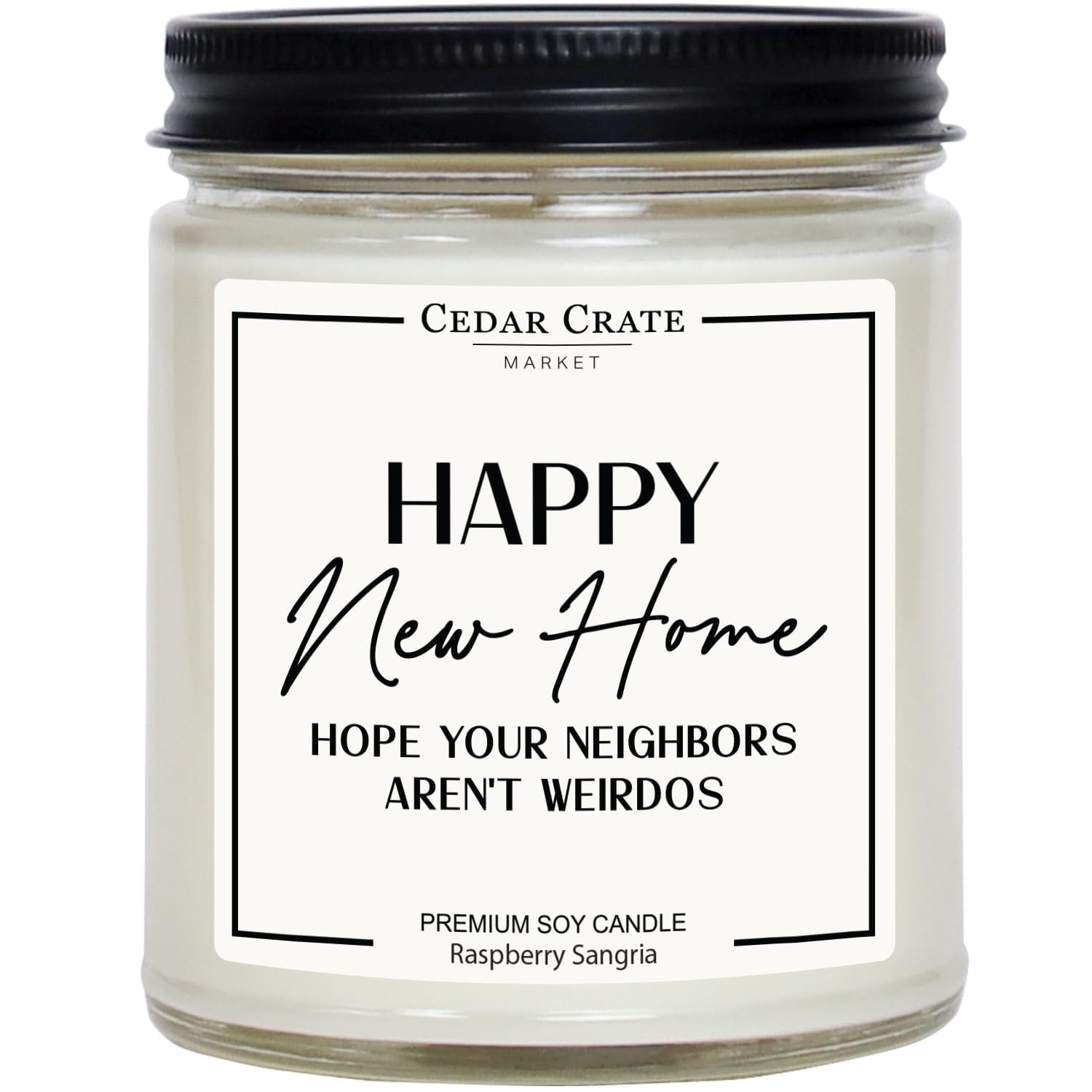 Cedar Crate Market house warming gifts raspberry sangria candle