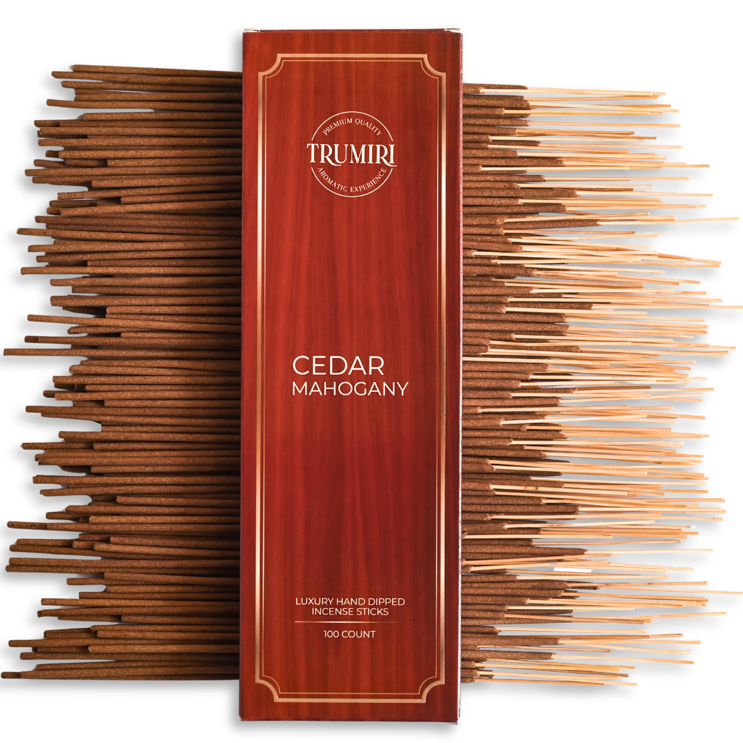 Cedar Mahogany Incense Sticks handcrafted with natural ingredients