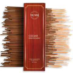 Cedar Mahogany Incense Sticks handcrafted with natural ingredients