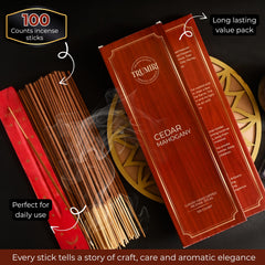 Pack of 100 incense sticks eco-friendly non-toxic